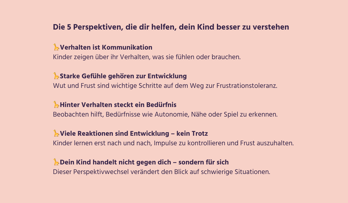 5 Perspektiven, die dir helfen, dein Kind besser zu verstehen